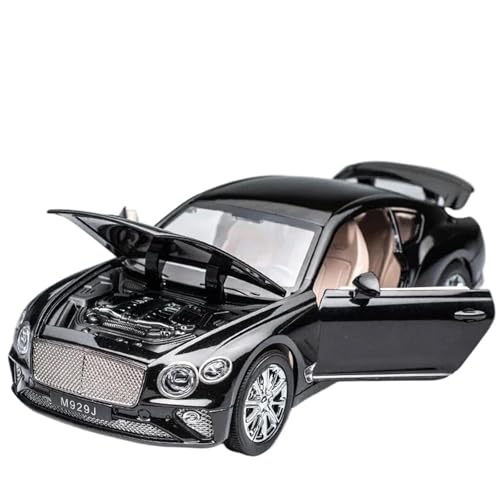 1:24 Für Continental GT Alloy Druckguss-Automodell(Black) von RHUIMEI