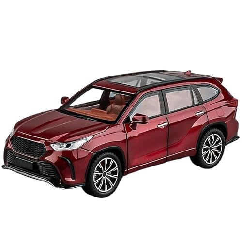 1:24 Für Crown Kruger Offroad-SUV-Modellauto(Red) von RHUIMEI