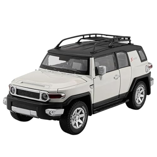 1:24 Für Cruiser SUV Diecast Metall Off-Road Fahrzeug Modell(White) von RHUIMEI