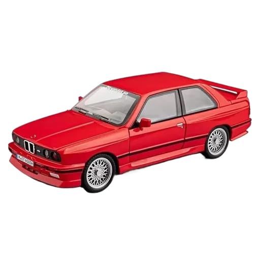 1:24 Für Das Fahrzeugmodell eines klassischen Autos aus Druckgussmetall M3 E30 von 1988 (Rot) von RHUIMEI