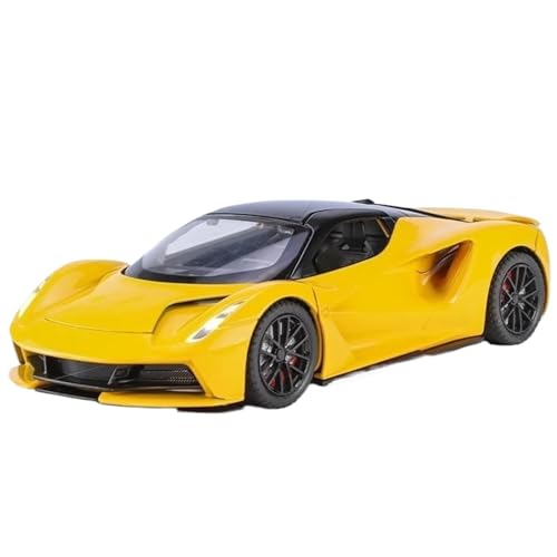 1:24 Für EVIJA Legierung Druckguss Sportwagenmodell(Yellow) von RHUIMEI