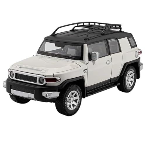 1:24 Für FJ Cruiser Off-Road SUV Legierung Diecast Modell Auto(White) von RHUIMEI