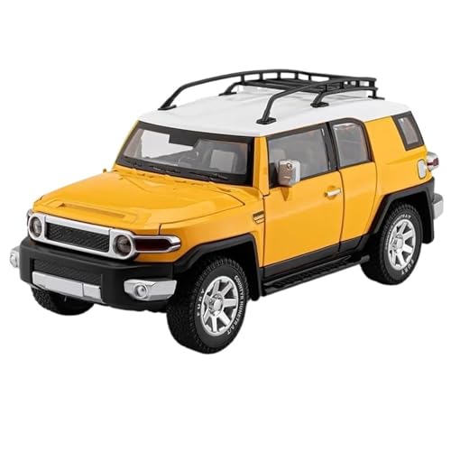 1:24 Für FJ Cruiser Off-Road SUV Legierung Diecast Modell Auto(Yellow) von RHUIMEI