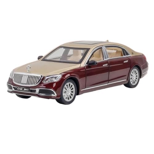 1:24 Für GLS600 Legierung Modell Auto Druckguss Spielzeug Auto Simulation Sound Und Licht Spielzeug(Gold) von RHUIMEI