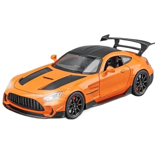 1:24 Für GT GTR-Legierung Druckguss-Sportwagenmodell(Orange) von RHUIMEI
