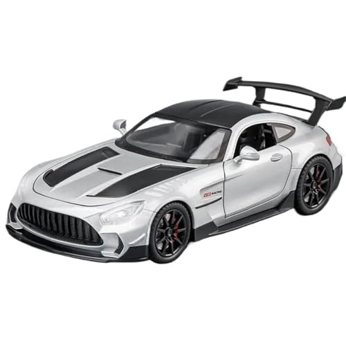 1:24 Für GT GTR-Legierung Druckguss-Sportwagenmodell(Silver) von RHUIMEI