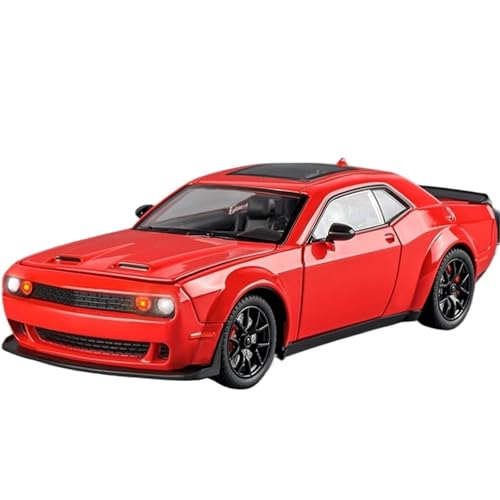 1:24 Für Hellcat Legierung Auto Modell Simulation Auto Modell Sammlung Ornamente(Red) von RHUIMEI