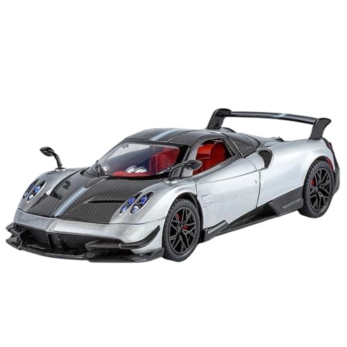 1:24 Für Huayra Legierung Automodelle(White) von RHUIMEI
