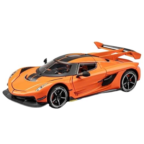 1:24 Für Jesco Alloy Sportwagenmodell(Orange) von RHUIMEI