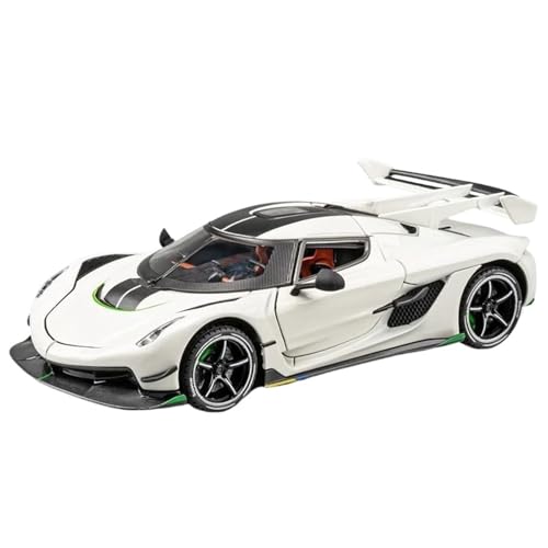 1:24 Für Jesco Alloy Sportwagenmodell(White) von RHUIMEI