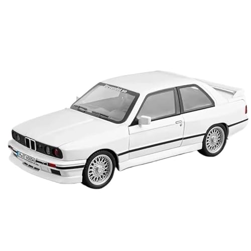 1:24 for M3 E30 IM Legierung Mini-Auto Druckguss Metall Automodell(White) von RHUIMEI
