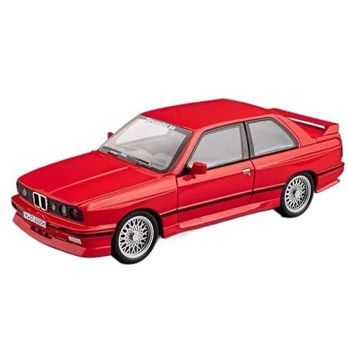 1:24 for M3 E30 IM Legierung Mini-Auto Druckguss Metall Automodell(Red) von RHUIMEI
