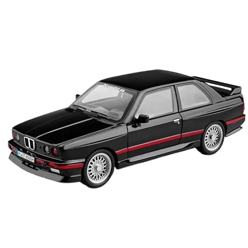 1:24 for M3 E30 IM Legierung Mini-Auto Druckguss Metall Automodell(Black) von RHUIMEI