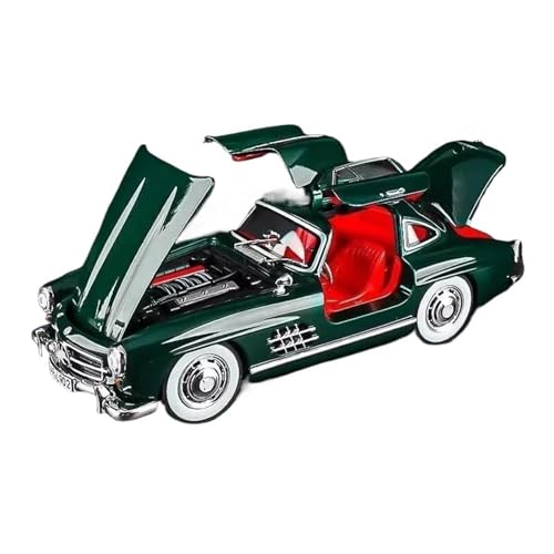 1:24 Für Mercedes 300SL Klassische Retro Diecast Legierung Auto Modell(Green) von RHUIMEI