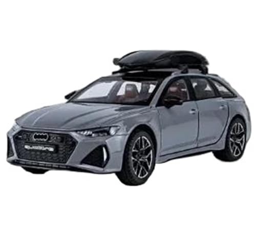 1:24 Für RS6 Avant Wagon Druckgusslegierung Modellauto(Chrome) von RHUIMEI