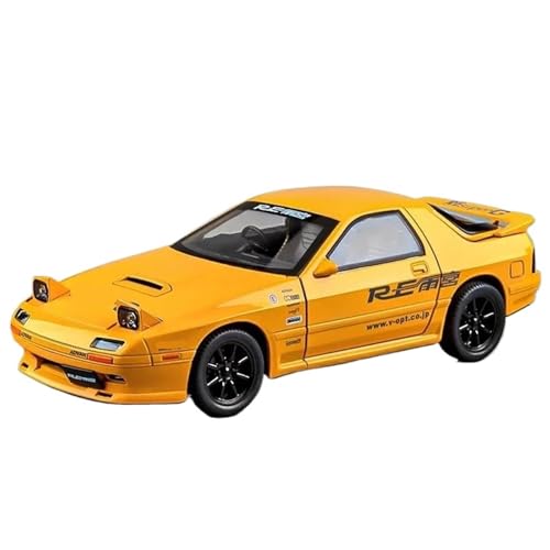 1:24 Für RX7 RX-7 FC Supercar Legierung Diecast Automodell(Yellow) von RHUIMEI