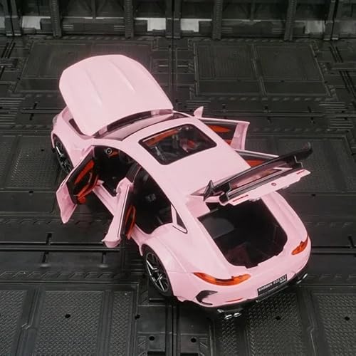 1:24 Für Rocket 900 Legierung Auto Spielzeug Modell Druckguss Simulation Fahrzeug Modell(Pink) von RHUIMEI
