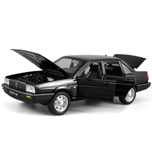 1:24 Für Santana Auto Legierung Druckguss Klassische Modell Sound Und Licht Präsentieren Sammlung(Black) von RHUIMEI