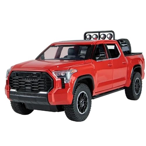1:24 Für Tundra Pickup Truck Legierung Druckguss Automodell(Red) von RHUIMEI