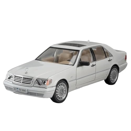 1:24 Für W140 320SEL Klassische Auto Druckguss Legierung Auto Modell Sammlerstücke(White) von RHUIMEI