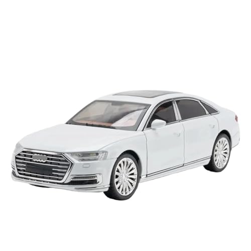 1:24 High Simulation Druckguss Legierung Auto Modell für A8 (Weiß) von RHUIMEI