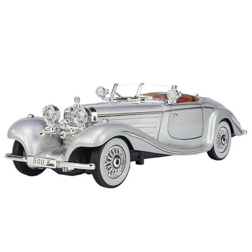 1:24 for 500K Legierung Nostalgisches Oldtimermodell(Silver) von RHUIMEI
