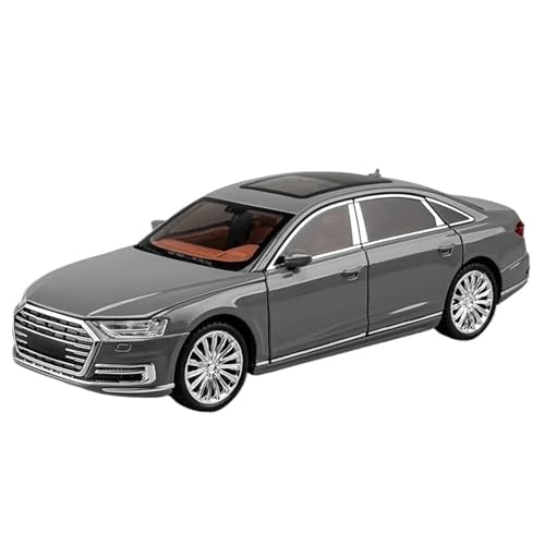 1:24 for A8 Legierung Druckguss Auto Modell Ornamente Sammlung(Silver) von RHUIMEI