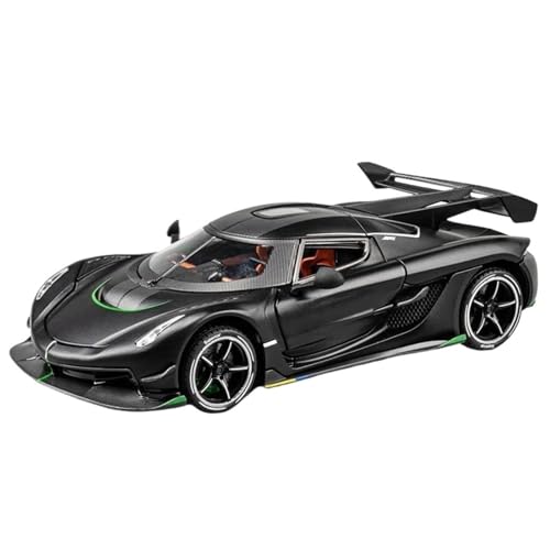 1:24 for Coole Sportwagen-Legierungsmodellsammlung Ornamente(Black) von RHUIMEI