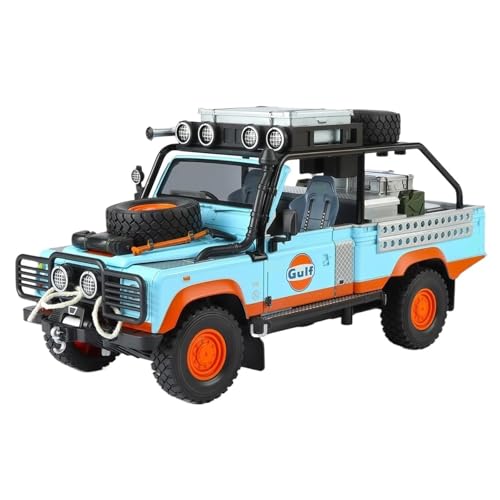 1:24 for Defender Off-Road Fahrzeug Legierung Modell Ornamente Sammlung(Blue) von RHUIMEI