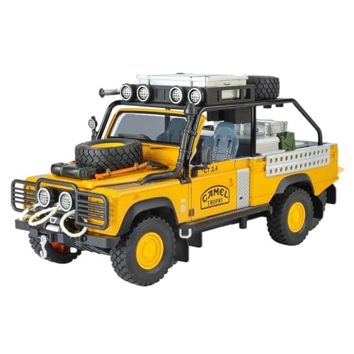 1:24 for Defender Off-Road Fahrzeug Legierung Modell Ornamente Sammlung(Yellow) von RHUIMEI