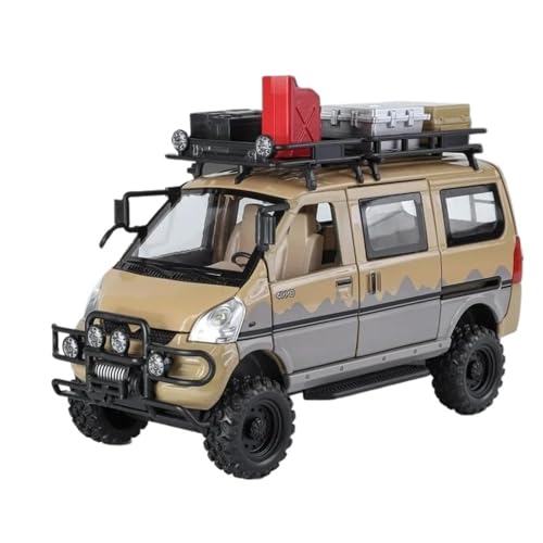 1:24 for Delica Off-Road Van Legierung Druckguss-Modell(Gold) von RHUIMEI