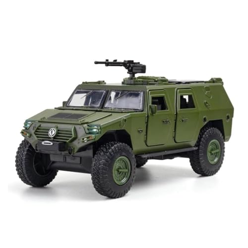 1:24 for Dongfeng Krieger Militär Gepanzerte Fahrzeug Legierung Druckguss Off-Road Fahrzeug Modell Metall(Green) von RHUIMEI