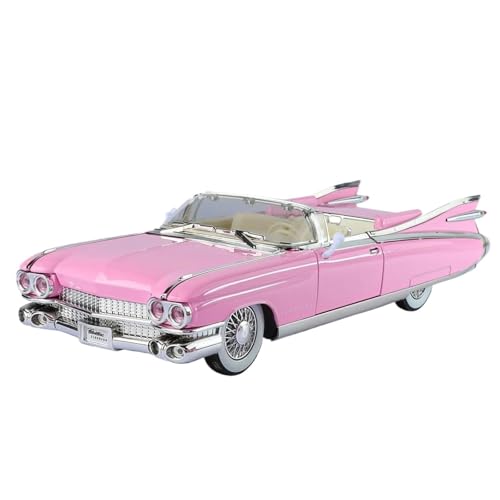 1:24 for Eldorado Biarritz 1959 Serie 62 Luxus Auto Legierung Druckguss Modell(Pink) von RHUIMEI