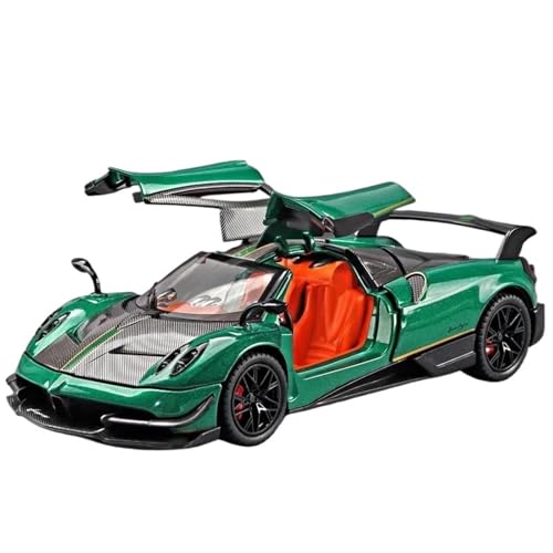 1:24 for Huayra BC Legierung Druckguss Sportwagen Modell Ornamente Sammlung(Green) von RHUIMEI
