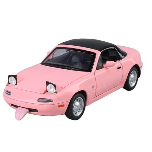 1:24 for MX-5 Legierung Druckguss Auto Modell Sammlung Ornamente(Pink) von RHUIMEI