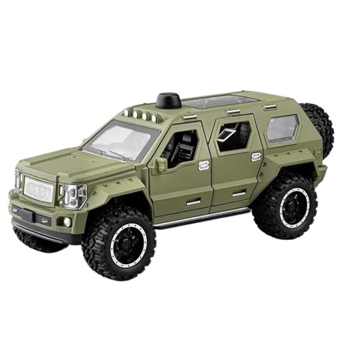 1:24 for Patton Chariot Legierung Druckguss Auto Modell Ornament Sammlung(Green) von RHUIMEI