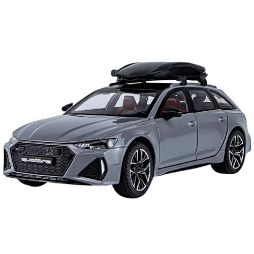 1:24 for Rs6 Metall Druckguss Auto Modell Sammler Ornamente(Chrome) von RHUIMEI