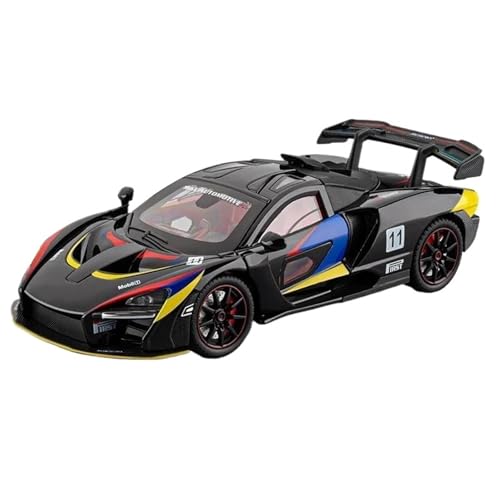 1:24 for Senna Racing Legierung Druckguss Auto Modell Ornamente Sammlung(Black) von RHUIMEI