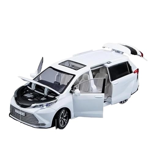 1:24 for Sienna MPV Druckgusslegierung Automodell Sammlung Ornament(White) von RHUIMEI