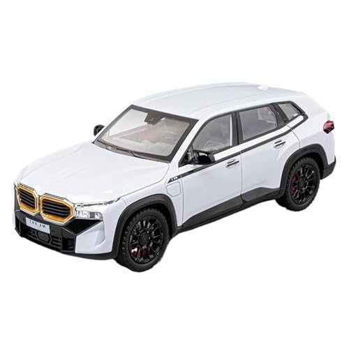 1:24 for XM Legierung Druckguss Auto Modell Ornamente(White) von RHUIMEI