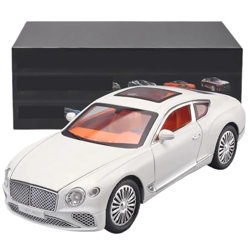 1:24 for Continental GT Druckgusslegierung Legierung Modellauto Sammlung Pull Back(White) von RHUIMEI