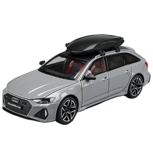 1:24 Für RS6 Diecast Metall Spielzeug Sportwagenmodell(Chrome) von RHUIMEI