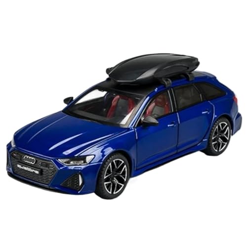 1:24 Für RS6 Diecast Metall Spielzeug Sportwagenmodell(Blue) von RHUIMEI