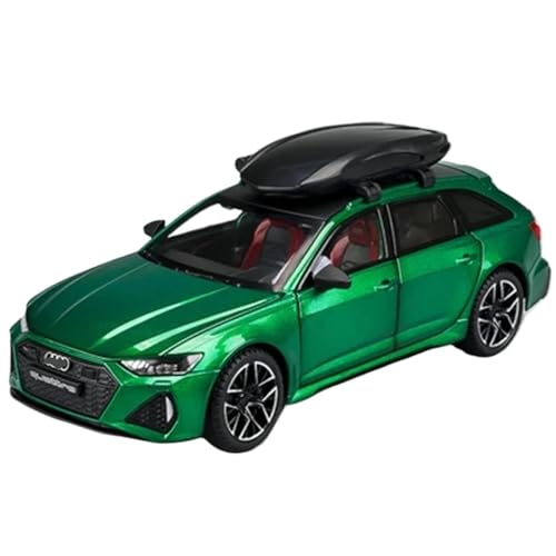 1:24 Für RS6 Diecast Metall Spielzeug Sportwagenmodell(Green) von RHUIMEI