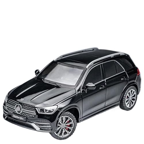 1:24 für das Modellauto SUV aus Legierung GLE350, Druckguss-Modell aus akustischer Legierung, leicht, mit Rückstoß (schwarz) von RHUIMEI