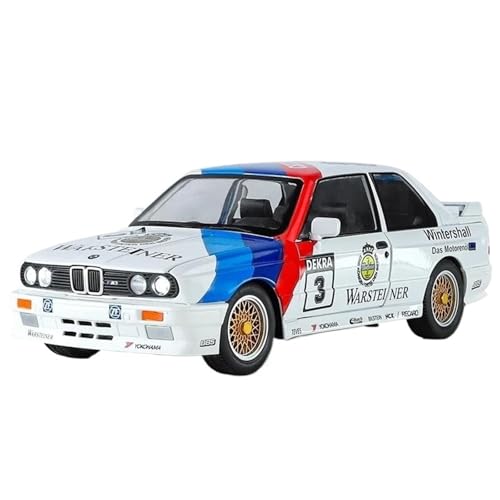 1:24 Für 1988 M3 E30 Blume Edition Legierung Druckguss Auto Modell Sammlung Hobby Ornament Präsentieren(White) von RHUIMEI