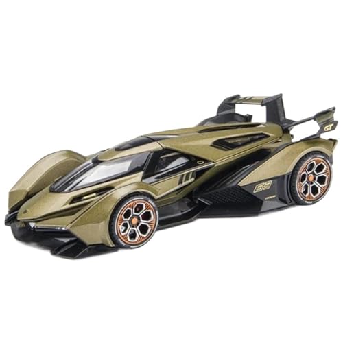 1:24 para V12 Vision GT Aleción Druckguss-Metall-Konzeptmodell De Coche Deportivo(Chrome) von RHUIMEI
