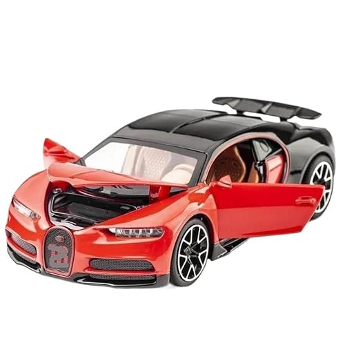 1:32 Für Chiron Roadster Legierung Druckguss Automodell(Red) von RHUIMEI