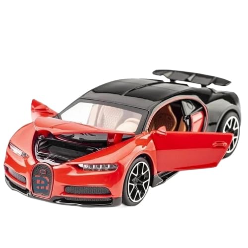 1:32 Für Chiron Roadster Metalldruckguss-Automodell(Red) von RHUIMEI