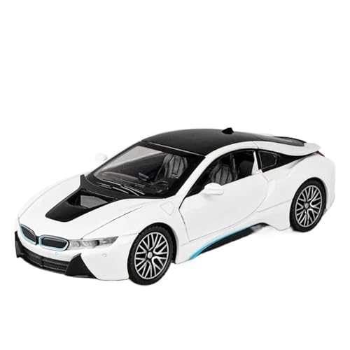 1:32 Für I8-Legierung Druckguss-Sportwagenmodell(White) von RHUIMEI